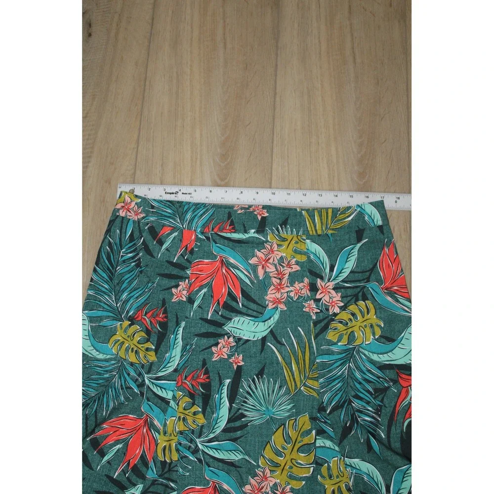 RipSkirt‎ Hawaii Women's Large Tropical Wrap Skirt and Sage Green T-Shirt Set